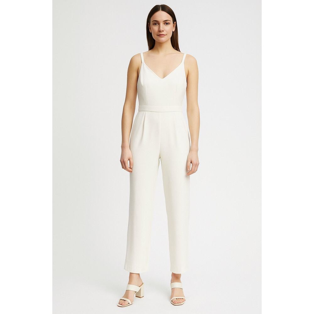 French Connection Anana Whisper Strappy Jumpsuit Size 8
